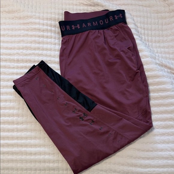 Under Armour Pants - Under Armour Women's Burgundy Track Pants